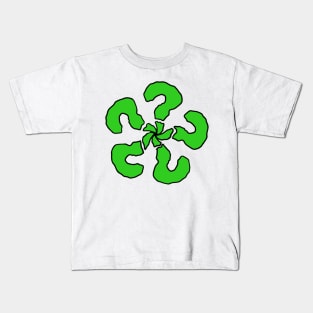 Green Question mark Kids T-Shirt